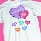 Candy Hearts Personalized T-Shirt